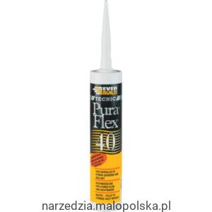 PURA FLEX 40 POLYURETHANE WHITE SEALANT Ever Build EVB7166020M