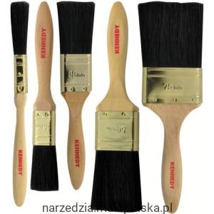 Zestaw pędzli malarskich płaskich 5szt. Kennedy KEN5335130K