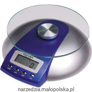 Cyfrowa waga platformowa ze szklanym blatem 5kg Oxford Precision OXD8442840K