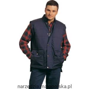 ARAN BODY WARMER NAVY-LARGE PRO20