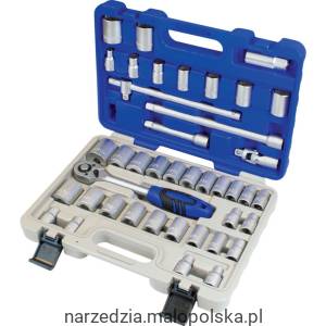 Zestaw kluczy nasadowych 1/2" 41szt. calowy AF i Whitworth Senator SEN5829240K PRO25