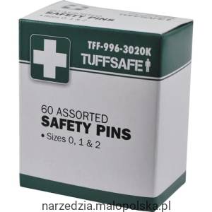 Agrafki rozmiar 0, 1 i 2 opak. 60szt. Tuffsafe TFF9963020K