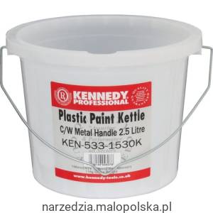 Wiadro malarskie plastikowe z uchwytem 2,5l Kennedy KEN5331530K