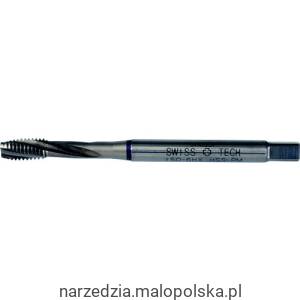 Gwintownik M5x0,8 HSS-PM do stopów tytanu azotowany nieprzelotowy spiralny nakrój B 6HX maszynowy purpurowy pasek Swisstech SWT1855018P