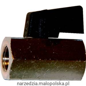 Złączka z zaworem kulowym z gwintem VB3FF 1/4 G3/8-G3/8 F-F Kennedy KEN2597320K
