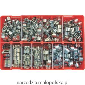 Zestaw zacisków ze śruba i nakretką 160szt. Matlock MTL6628190K