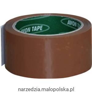 Taśma bezszelestna 48mm 66m polipropylenowa pławożółta Avon AVN9815000K