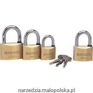 Kłódka mosiężna 40mm z kluczem krzyżakowym Matlock MTL9503844K