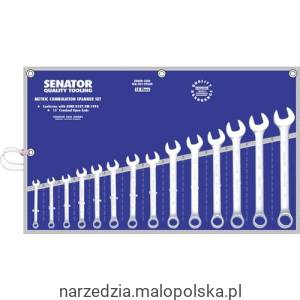 Zestaw kluczy 6-19mm płasko-oczkowych 14szt. Senator SEN5822960K