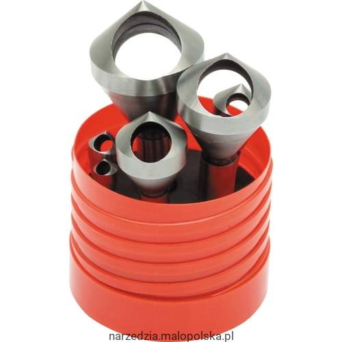 Zestaw pogłębiaczy 2-30mm 90 stopni HSS-E kobaltowych 6szt. SHR0209020B SHR-020-9020B
