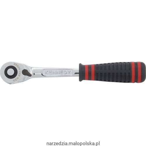 Grzechotka dwukierunkowa z gumową rękojeścią 1/4" KEN5824005K KEN-582-4005K