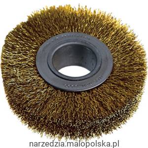 Szczotka druciana 150x21x51mm 30SWG tarczowa z otworem Kennedy KEN2950960K KEN-295-0960K