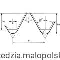 Narzynka M22x1,5mm 2" HSS okrągła SHR0862350K SHR-086-2350K