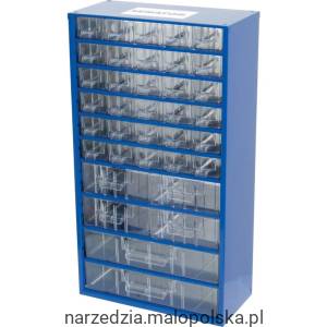 Regał metalowy 36-szufladowy do magazynowania drobnych części Senator SEN5935300K SEN-593-5300K PRO25