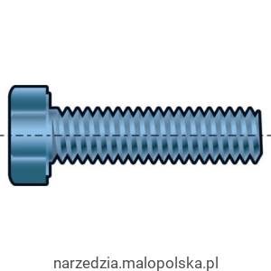 M6x50 śruba z łbem sześciokątnym ocynkowana klasa 8.8 Qualfast QFT6301034G QFT-630-1034G