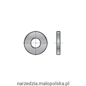 M4 FORM-A WASHER - STEEL 140HV -BZP DIN 125-1A Qualfast QFT6455422B QFT-645-5422B