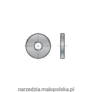 M8x50 MUDGUARD / REPAIR /PENNY WASHER BZP Qualfast QFT6455804Q QFT-645-5804Q
