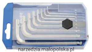 Zestawy kluczy trzpieniowych zakończonych kulką w plastikowym pudełku 2-10/8 Unior (610916) 220/3SPB1 Wyprzedaż