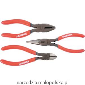 Zestaw szczypiec chromowo-wanadowych CrV 160mm 3szt. Kennedy KEN5589830K