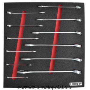 Zestaw kluczy w piance 12szt. IMP COMBINATION SPANNER SETWITH FOAM M1832 Kennedy KEN5950110K KEN-595-0110K