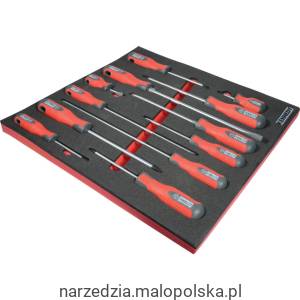 Zewstaw wkrętaków w piance 12szt. PRO-TORQ SCREWDRIVER SETWITH FOAM T0691 Kennedy KEN5950145K KEN-595-0145K