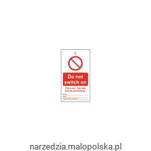 LOCKOUT TAGS - DO NOT SWITCH ON -S/SIDED PK10 Matlock MTL9508940K MTL-950-8940K