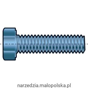 M20x65 śruba z łbem sześciokątnym ocynkowana klasa 8.8 Qualfast QFT6301066M QFT-630-1066M