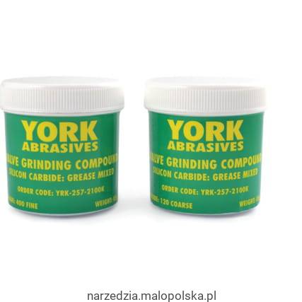 Pasta ścierna 2x85g na bazie węglika krzemu, drobna i gruba York Abrasives YRK2572100K  YRK-257-2100K PRO19-20