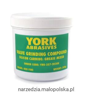 Pasta ścierna 500g na bazie węglika krzemu drobna York Abrasives YRK2572020K
