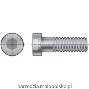 Śruba M16x60 din7984 10.9 imbusowa niski łeb 100szt. Qualfast QFT6009134E