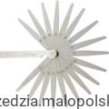 Szczelinomierz listkowy 0,05-1mm 20szt. ostrzy płytkowy metryczny Kennedy KEN5180780K KEN-518-0780K