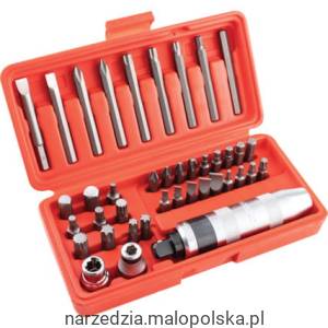 Wkrętak udarowy z końcówkami 40 elementów wykrętak Kennedy KEN5737140K KEN-573-7140K