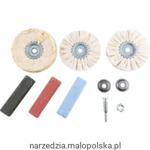 Zestaw krążków polerskich do metali żelaznych York Abrasives YRK2809400K