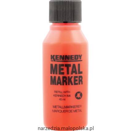 Farba czerwona do znakowania metali i plombowania śrub 46ml Kennedy KEN7343120K