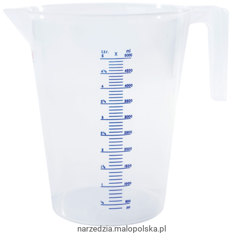 Miarka do cieczy 5l 250ml 0,25l Kennedy KEN5405600K
