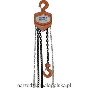 Podnośnik łańcuchowy ręczny 5 ton Matlock MTL9414240K
