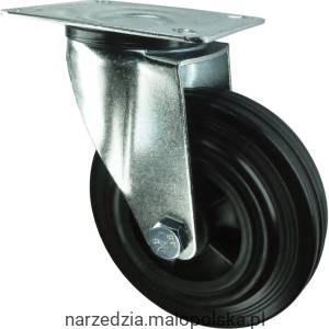 Kółko obrotowe z blaszką mocującą 200mm gumowe POLY' CENTRE Atlas Workholders ATL9450934K