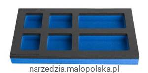 Wkładka piankowa SOS do wąskiej szafki narzędziowej stołu modułowego Unior (625619) vl990ND