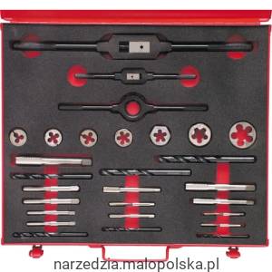 Zestaw do gwintowania 3/16-3/4" BSF HSS 28szt. calowy Sherwood SHR0869991K