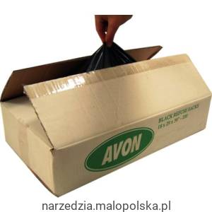 Worki na odpady czarne 18"x29"x39" 200szt. Avon AVN9180150K