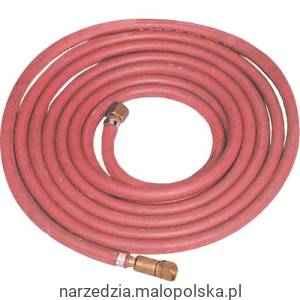 Pojedynczy przewód spawalniczy z mocowaniem 6mm x20m DSCV 3/8" nakrętka 3/8" czerwony Cromwell CTL8857959D