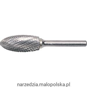 Pilnik obrotowy 3mm x6,3mm węglikowy płomieniowy York Abrasives YRK2102126K