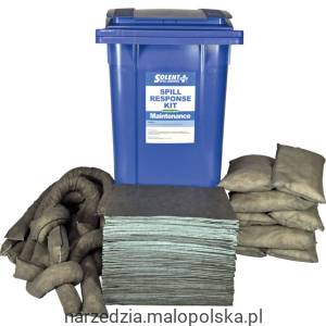 SUSTAINABLE SPILL KIT MAINT' 240LTR WHEEL BIN Solent SOL7422610J