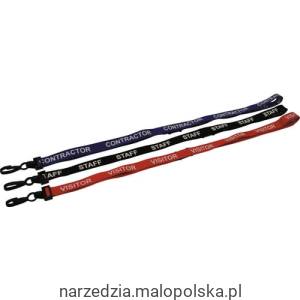 Smycz na klucze 15mm czerwona 10szt. Matlock MTL8201640K