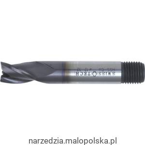 Frez trzpieniowy 10mm TiAlN HSS-Co 3 ostrza gwintowany SwissTech SWT1633270A