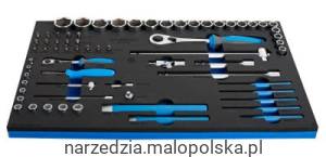 Zestaw kluczy nasadowych na wkładce SOS Unior (623988) 964/47SOS
