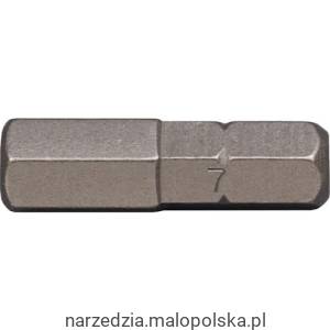Bit 6-kątny z otworem 4mm 1/4" 25mm Kennedy KEN5738688K [KEN5735322V]