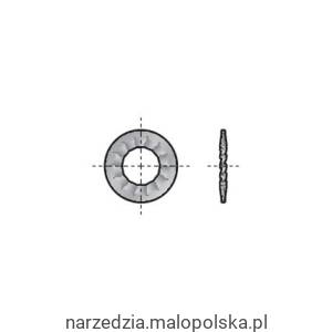 Podkładka M24 blokująca DIN 6798J Qualfast QFT6456758C PRO20
