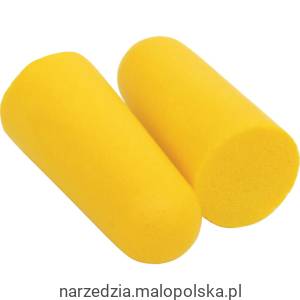 YELLOW PU EARPLUG 34dB 500 PAIR DISPENSER PACK Tuffsafe TFF9581600K