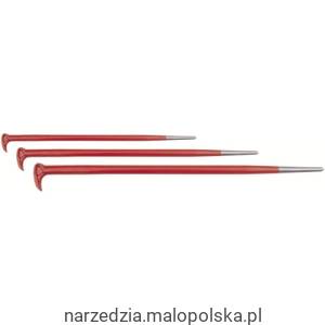 Zestaw łomów z falistą głowicą 3szt. łomy 150mm 300mm 450mm Kennedy KEN5058780K KEN-505-8780K MTMX